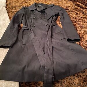Banana Republic Dark Black Trench Coat